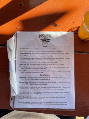 Menu photo 4 Roadrunner Restaurant & Saloon New River, AZ Menu photo 4 Roadrunner Restaurant & Saloon New River, AZ