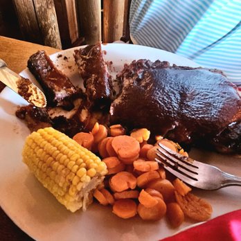 Rustler's Rooste - Our Original St. Louis - style Barbecued Pork Ribs The ribs were a little on the tough and chewy side. - Steakhouses Near Me - Phoenix, Arizona