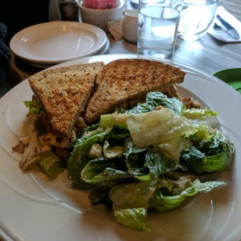 Apricot Tree Cafe - BLT sandwich with Caesar salad - Modern European Near Me - Mississauga, Ontario Apricot Tree Cafe - BLT sandwich with Caesar salad - Modern European Near Me - Mississauga, Ontario