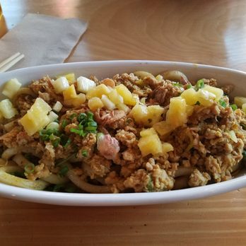 Urbanbelly - Udon bowl with Lemongrass Chicken and Pineapple - Asian Fusion Near Me - Chicago, Illinois Urbanbelly - Udon bowl with Lemongrass Chicken and Pineapple - Asian Fusion Near Me - Chicago, Illinois