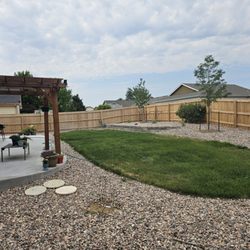 Moonlight Landscape Services - Finished yard with trees