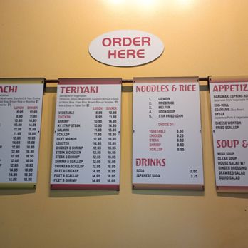 Ginger Hibachi - the order board for the restaurant - Asian Fusion Near Me - Dickson, Tennessee Ginger Hibachi - the order board for the restaurant - Asian Fusion Near Me - Dickson, Tennessee