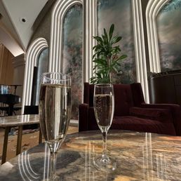 Complimentary Champagne at check in Complimentary Champagne at check in