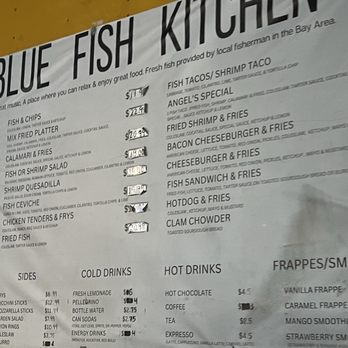 The Blue Fish Kitchen - Menu - Food Trucks Near Me - Redwood City, California The Blue Fish Kitchen - Menu - Food Trucks Near Me - Redwood City, California