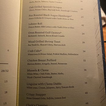 Clark's Oyster Bar–Houston - Menu - Seafood Near Me - Houston, Texas Clark's Oyster Bar–Houston - Menu - Seafood Near Me - Houston, Texas