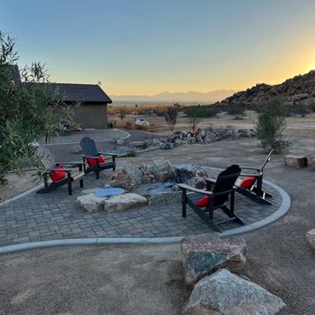 Oakes Landscape - the setting of a fire pit - Landscaping Near Me - Hesperia, California Oakes Landscape - the setting of a fire pit - Landscaping Near Me - Hesperia, California