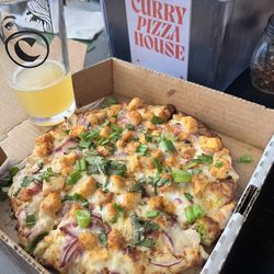 Hidden Tap and Barrell - Chicken Tikka pizza