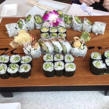 Kana Sushi - Veggie, cucumber, avocado roll and shrimp tempura roll yum - Japanese Near Me - Springfield, Virginia
