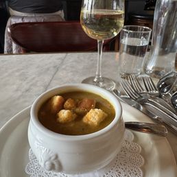 Split pea soup, perfect!