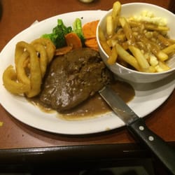The Shire Restaurant and Brew Pub - Meatloaf with poutine