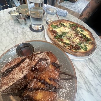 Provisional Kitchen - Churro french toast and breakfast pizza - yummy! - Breakfast & Brunch Near Me - San Diego, California Provisional Kitchen - Churro french toast and breakfast pizza - yummy! - Breakfast & Brunch Near Me - San Diego, California