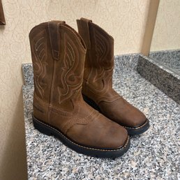 Cody James brown western work boots