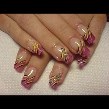 Solitude Nails & Spa - My design for acrylic nail. - Nail Salons Near Me - Surprise, Arizona