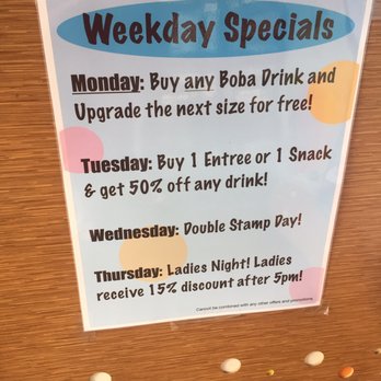 Boba Mocha - They have daily specials!!! - Coffee & Tea Near Me - Duluth, Georgia