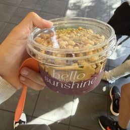 Peanut butter Nutella açaí Peanut butter Nutella açaí