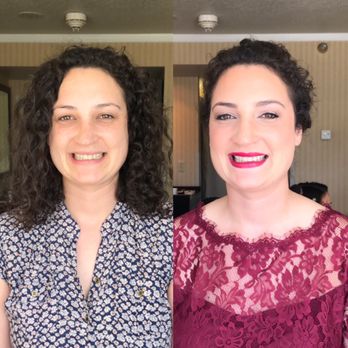 Wilmington Makeup Artist - Beautiful bridesmaids makeup Before and after - Makeup Artists Near Me - Wilmington, North Carolina