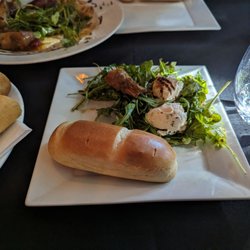 Joie Grillades - Grilled vegetable salad with goat cheese (we split it); bread
