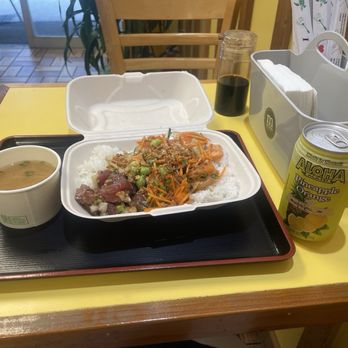 Poke & Bap - Bowl with house ahi, salmon - Poke Near Me - Honolulu, Hawaii
