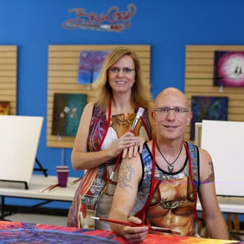 Brush Crazy - Dawn and Doug, hosts at Brush Crazy - Art Classes Near Me - Great Falls, Montana