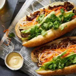 Pho Xpress Trailer - Grill Sesame Beef.