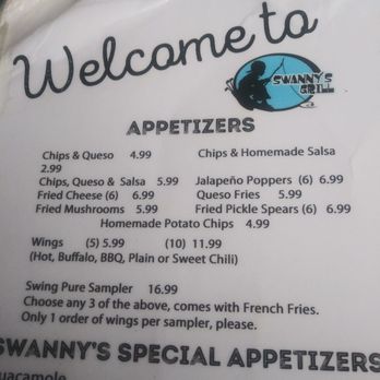Swanny's Grill - Appetizers - American Near Me - Houston, Texas Swanny's Grill - Appetizers - American Near Me - Houston, Texas