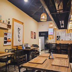 Inside has bar seating too.