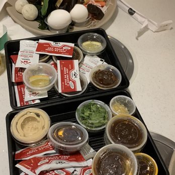 Spring Shabu-Shabu - All the sauces you need - Japanese Near Me - Flushing, New York Spring Shabu-Shabu - All the sauces you need - Japanese Near Me - Flushing, New York