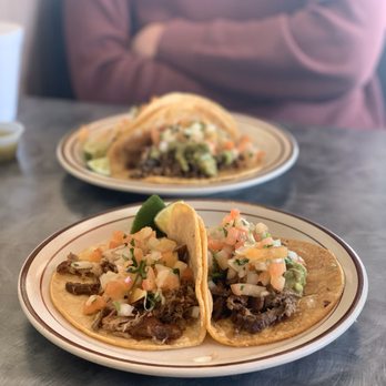 Beaver Taco - two plates of tacos on a table - Mexican Near Me - Beaver, Utah