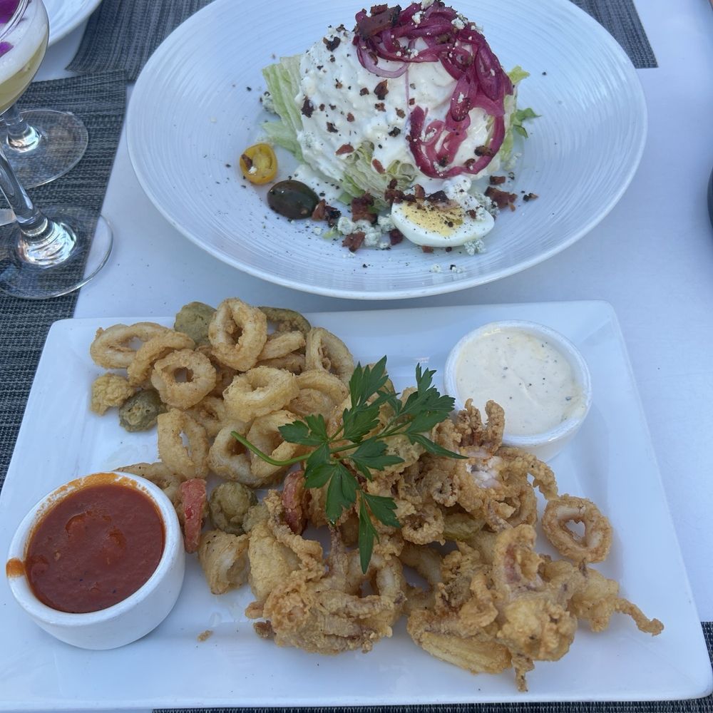 Oscar's Steakhouse - Cobb salad and calamari - Steakhouses Near Me - Las Vegas, Nevada Oscar's Steakhouse - Cobb salad and calamari - Steakhouses Near Me - Las Vegas, Nevada