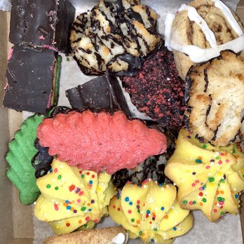 Chimirri's Italian Pastry Shoppe - Italian cookies (rainbow, strawberry leaf, pistachio leaf, almond, cinnamon roll, Samoa) - Bakeries Near Me - Wethersfield, Connecticut Chimirri's Italian Pastry Shoppe - Italian cookies (rainbow, strawberry leaf, pistachio leaf, almond, cinnamon roll, Samoa) - Bakeries Near Me - Wethersfield, Connecticut