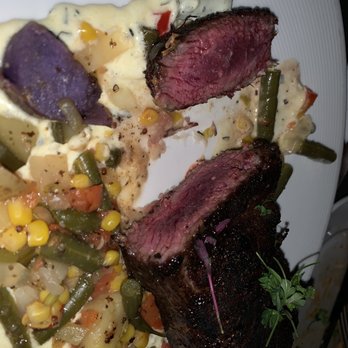 Clarklewis - The "medium" steak we asked for but did not get, twice. - Wine Bars Near Me - Portland, Oregon