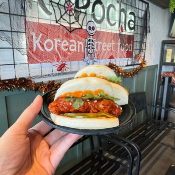 K - Pocha - Chicken Bao Bun - Korean Near Me - Traverse City, Michigan K - Pocha - Chicken Bao Bun - Korean Near Me - Traverse City, Michigan