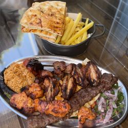 Artemis Restaurant - Mixed Kebab (1100₺) & French Fries (200₺)