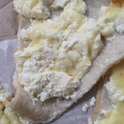 Soggy pizza.