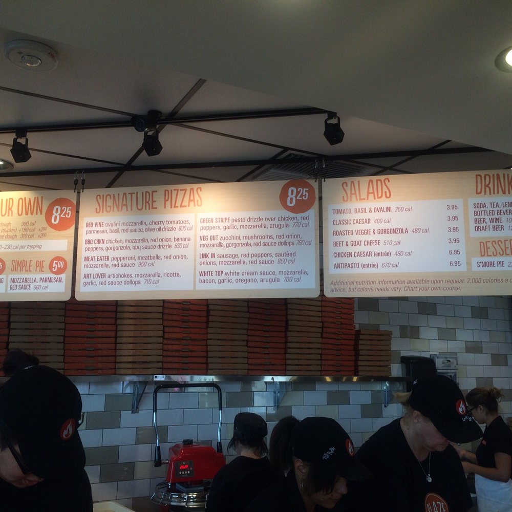 Blaze Pizza - Menu - Salad Near Me - Tulsa, Oklahoma