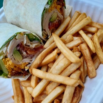 Gold Rush Grille - turkey wrap with avocado bacon cheddar - Sandwiches Near Me - Sacramento, California Gold Rush Grille - turkey wrap with avocado bacon cheddar - Sandwiches Near Me - Sacramento, California