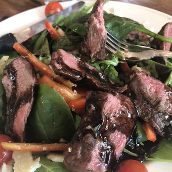 Fibbar MaGees - Flat Iron Steak Salad (rating: 3/5) - Irish Pub Near Me - Sunnyvale, California