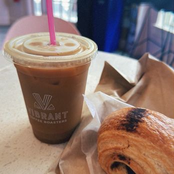 Vibrant Coffee Roasters & Bakery - Cold brew and chocolate croissant - Coffee & Tea Near Me - Philadelphia, Pennsylvania Vibrant Coffee Roasters & Bakery - Cold brew and chocolate croissant - Coffee & Tea Near Me - Philadelphia, Pennsylvania