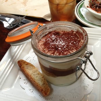 Cafe Fiore - Tiramisù (Nutella chocolate layered with mascarpone & savoiardi cookies dipped in espresso) - Italian Near Me - Ventura, California Cafe Fiore - Tiramisù (Nutella chocolate layered with mascarpone & savoiardi cookies dipped in espresso) - Italian Near Me - Ventura, California