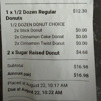 Resch's Bakery - Uber receipt - Donuts Near Me - Gahanna, Ohio Resch's Bakery - Uber receipt - Donuts Near Me - Gahanna, Ohio
