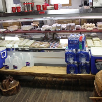Daniel Junction - a display case with a variety of food items - RV Parks Near Me - Daniel, Wyoming