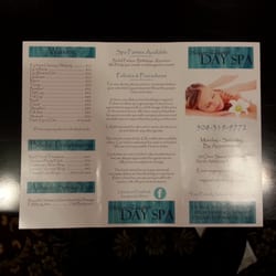 Megan Elizabeth Day Spa - Pamphlet
