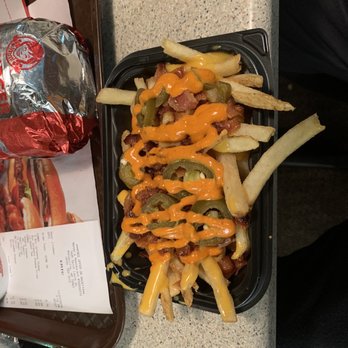 Wendy's - Bacon Jalapeño Cheese Fries!!!!! Made by a true Mad Lad Raiden. Come down to Wendy's and get you some!! - Burgers Near Me - Batesville, Arkansas Wendy's - Bacon Jalapeño Cheese Fries!!!!! Made by a true Mad Lad Raiden. Come down to Wendy's and get you some!! - Burgers Near Me - Batesville, Arkansas