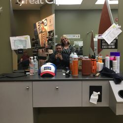 Great Clips - This is Emily she cuts my hair sometimes, actually all the time.
