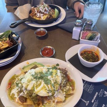 Hash Kitchen - Potato tacos with birria and consome, carnitas hash - Breakfast & Brunch Near Me - Draper, Utah