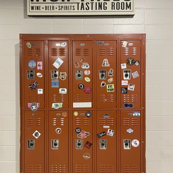 Campus No. 805 - lockers with stickers on them - Venues & Event Spaces Near Me - Huntsville, Alabama Campus No. 805 - lockers with stickers on them - Venues & Event Spaces Near Me - Huntsville, Alabama