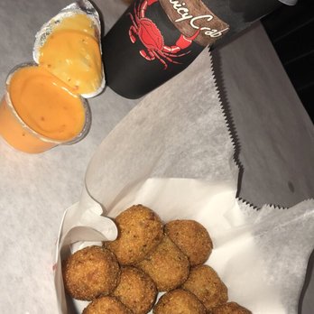 The Juicy Crab - Duluth - 10 fried hush puppies - Seafood Near Me - Duluth, Georgia The Juicy Crab - Duluth - 10 fried hush puppies - Seafood Near Me - Duluth, Georgia