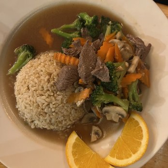 Thai Chiang Mai - Beef broccoli & brown rice. - Thai Near Me - Greensboro, North Carolina