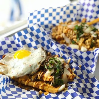 OhMyGogi! - Our fries - always best with a fried egg on top! - Food Trucks Near Me - College Station, Texas OhMyGogi! - Our fries - always best with a fried egg on top! - Food Trucks Near Me - College Station, Texas