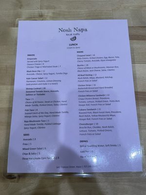 Menu photo 4 Nosh Napa Napa, CA Menu photo 4 Nosh Napa Napa, CA